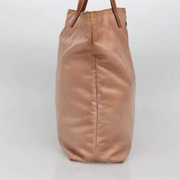 GUCCI GG Canvas Tote Bag Nylon Pink Gold 295252 Auth 129450 - Picture 16 of 16